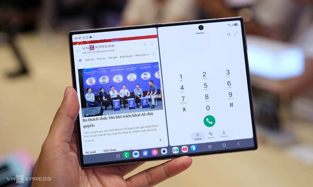 Giá mua Galaxy Z Fold8 thấp hơn niêm yết chục triệu đồng